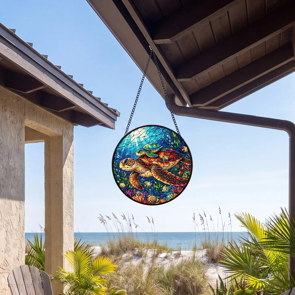 Sea Turtle Window Decor