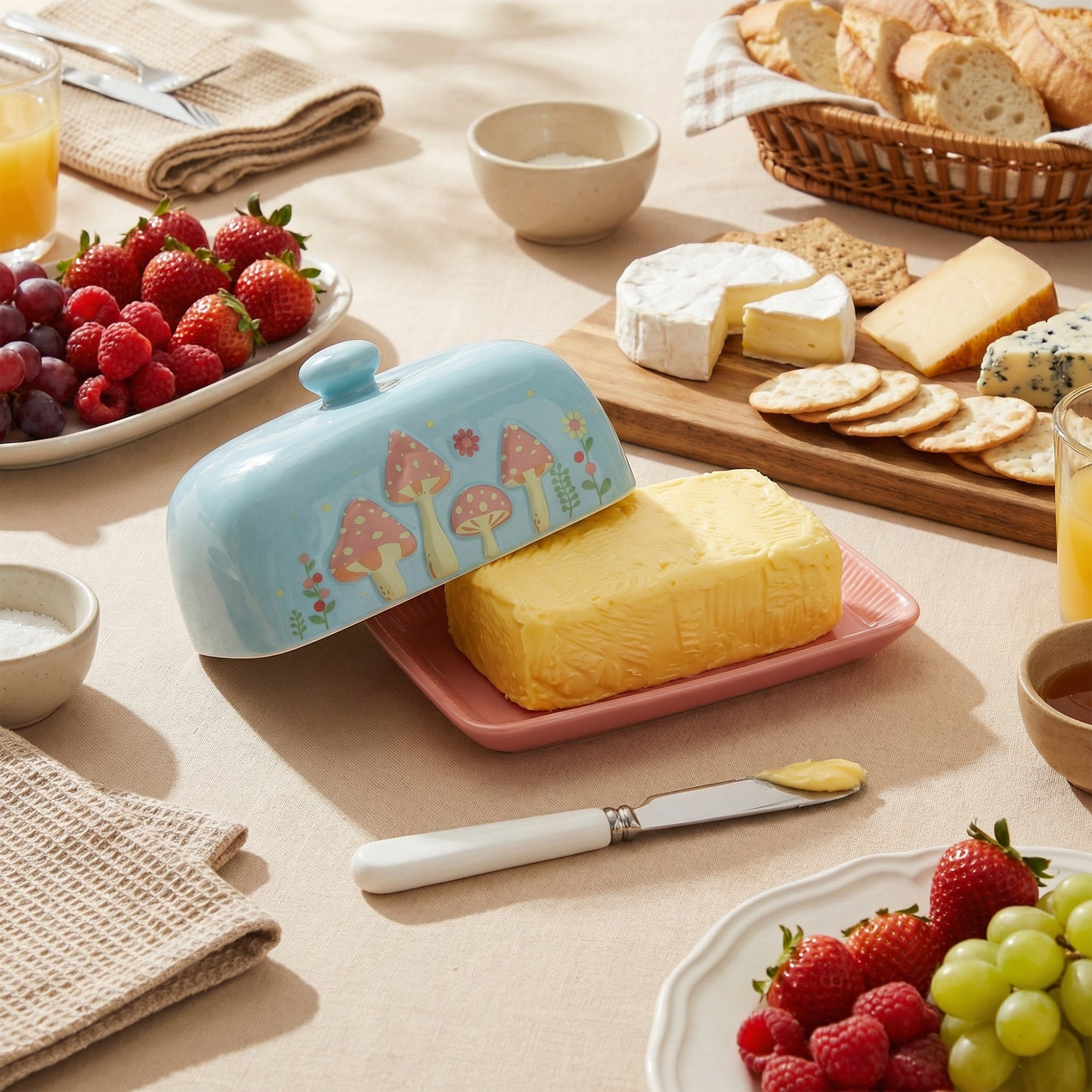 Fungzy Butter Dish (Mushroom)