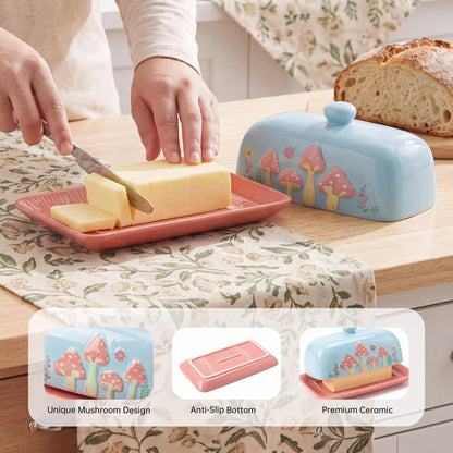 Fungzy Butter Dish (Mushroom)