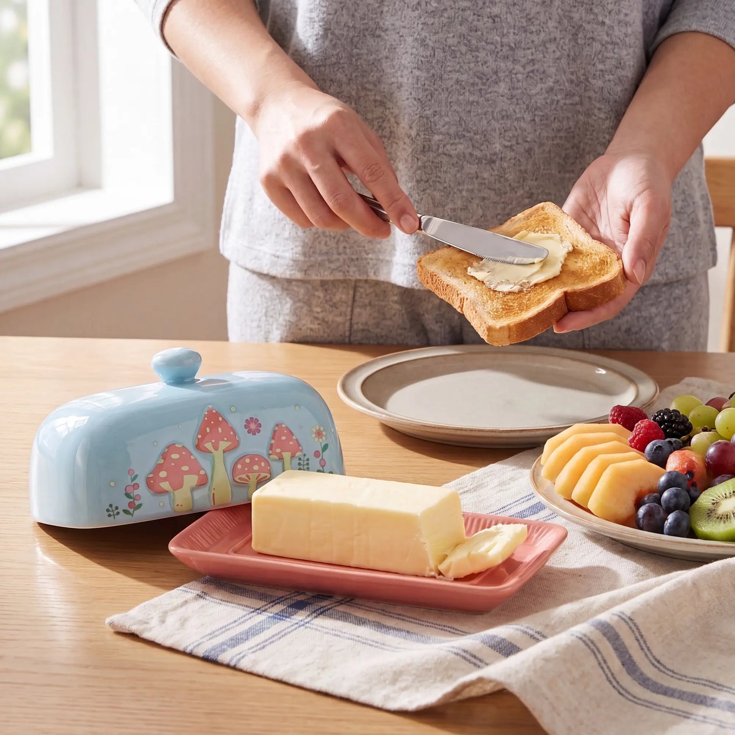 Fungzy Butter Dish (Mushroom)