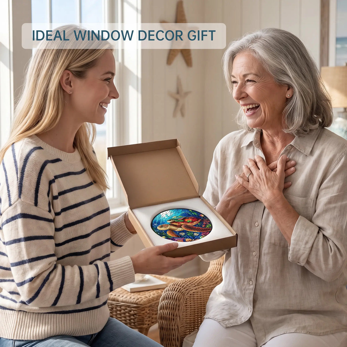 Sea Turtle Window Decor
