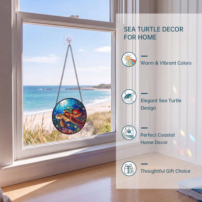 Sea Turtle Window Decor