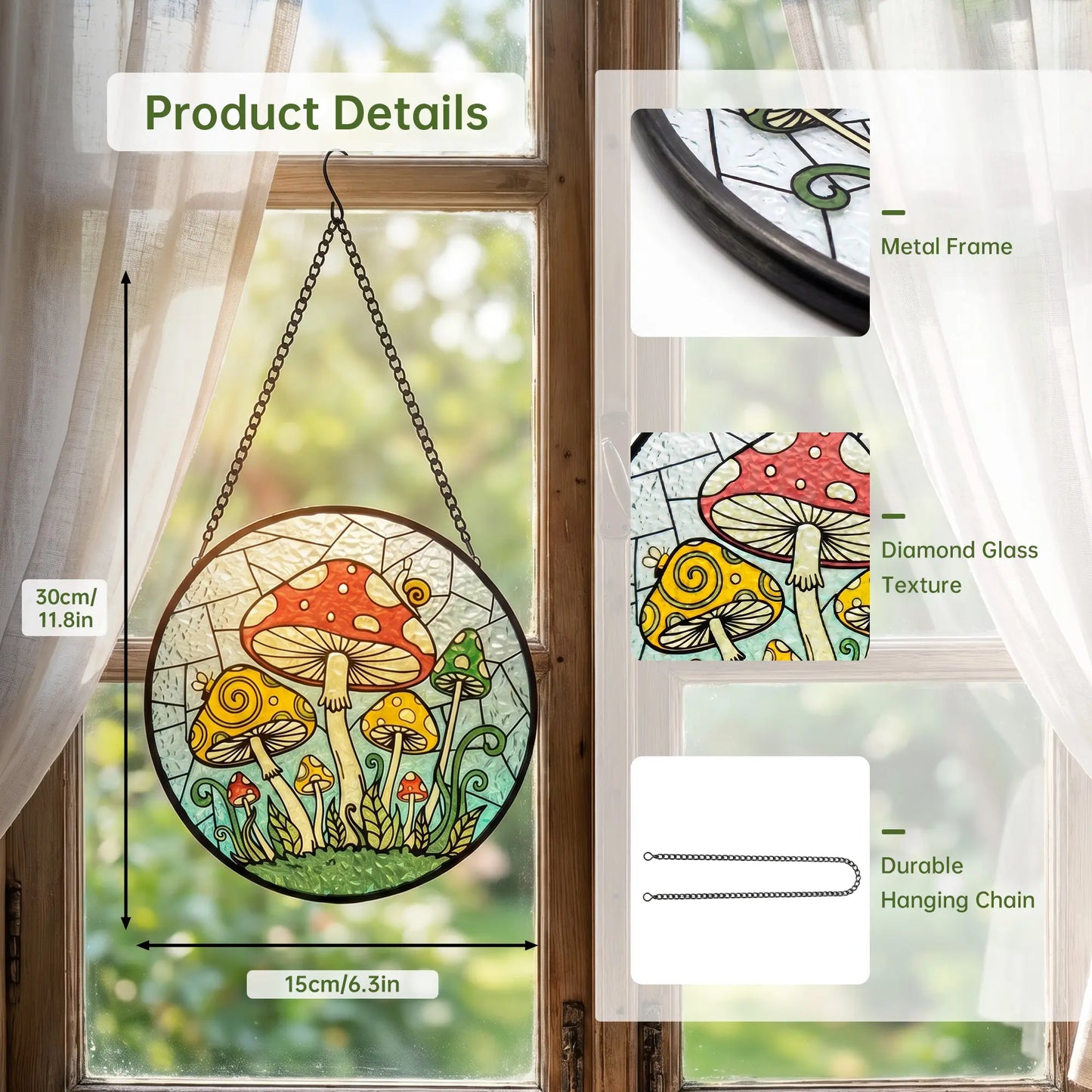 Fungzy Decorative Stained Glass