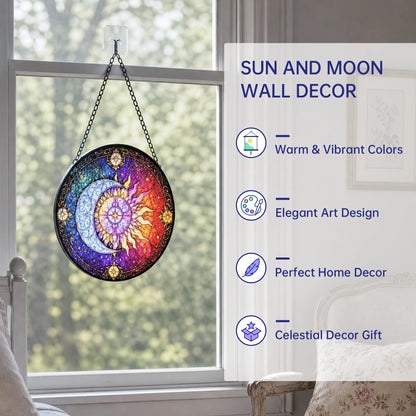 Fungzy Sun and Moon Suncatcher