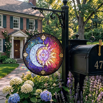Fungzy Sun and Moon Suncatcher