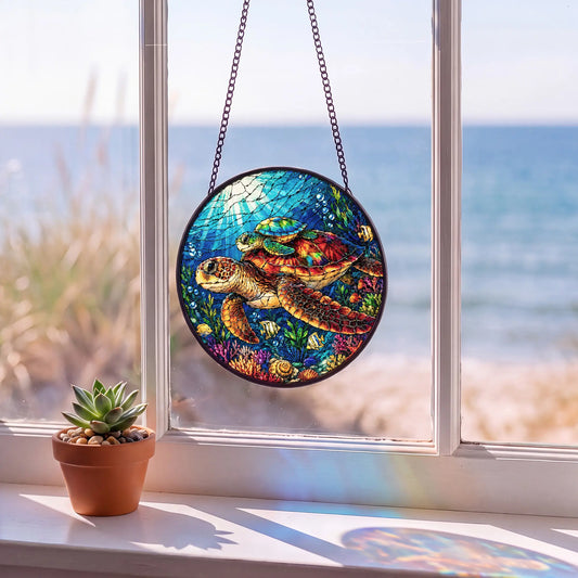 Sea Turtle Window Decor